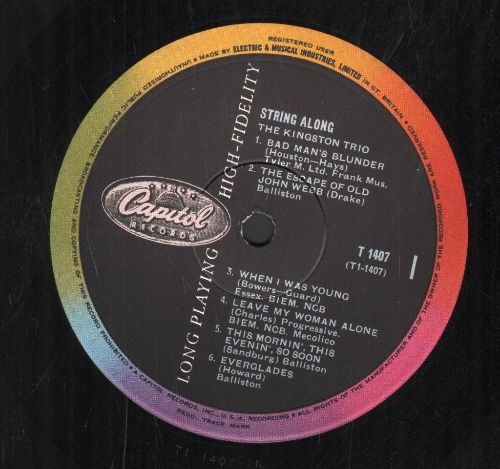 Kingston Trio - String Along - Lp
