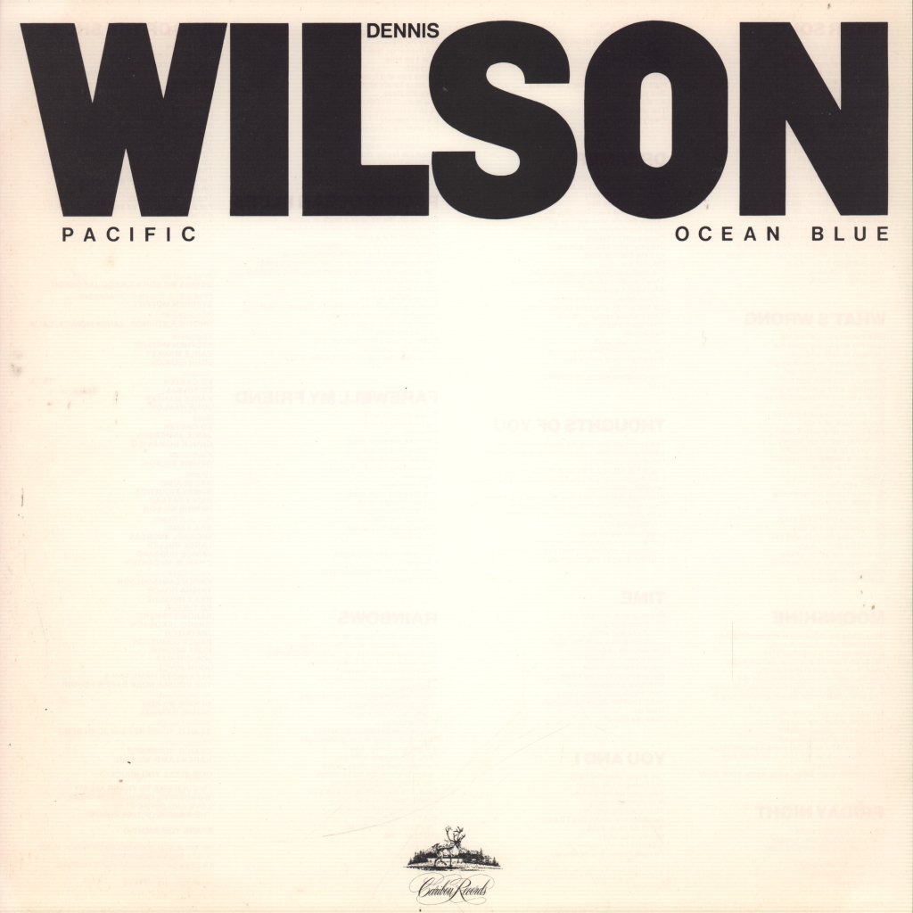 Dennis Wilson (Beach Boys) - Pacific Ocean Blue - Lp