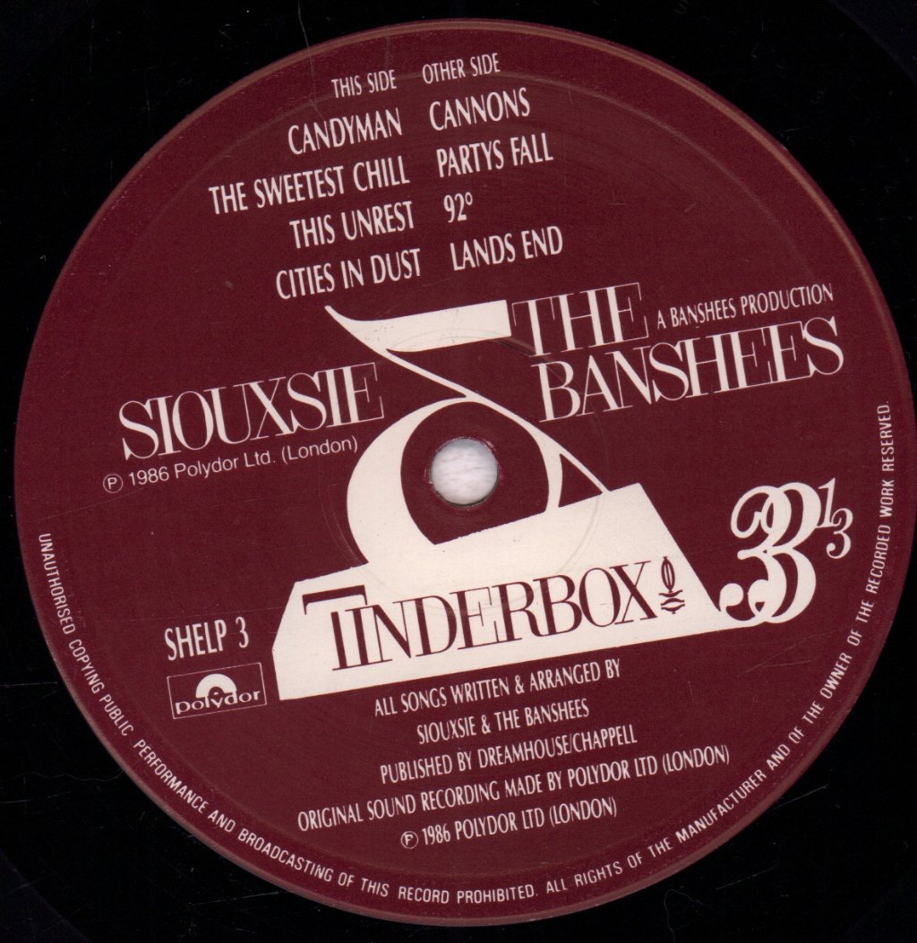 Siouxsie And The Banshees - Tinderbox - Lp