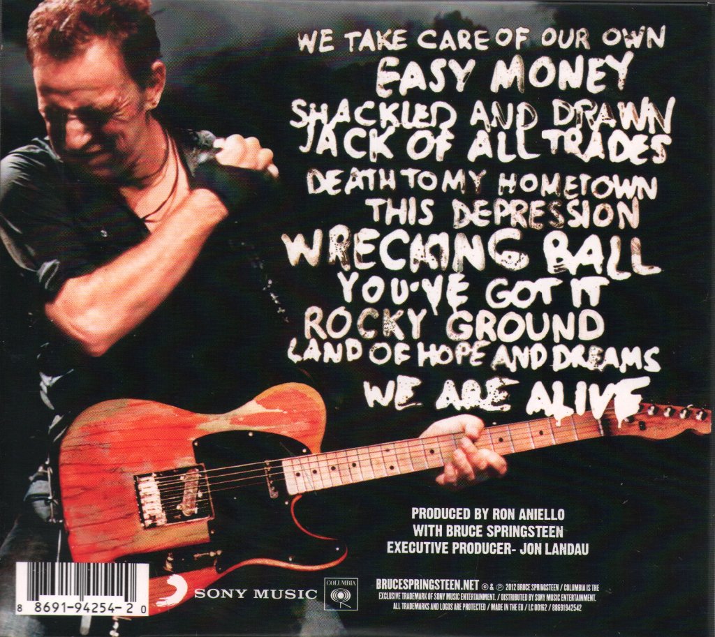 Bruce Springsteen - Wrecking Ball - Cd
