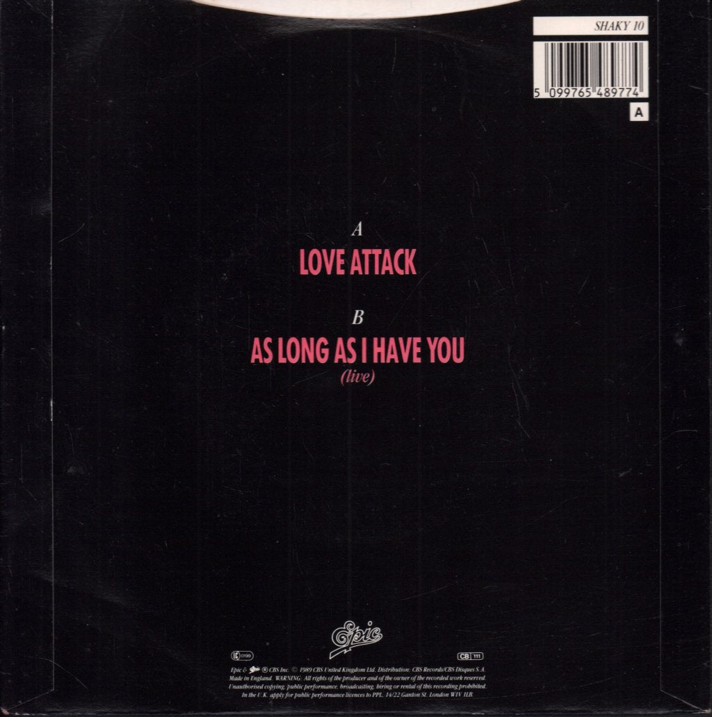 Shakin Stevens - Love Attack - 7 Inch