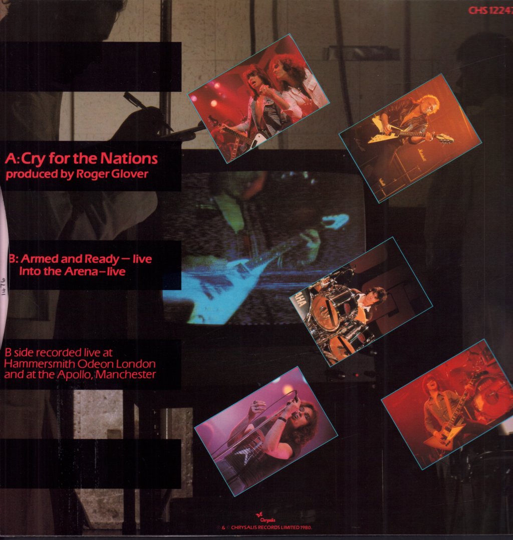 Michael Schenker Group - Cry For The Nations - 12 Inch
