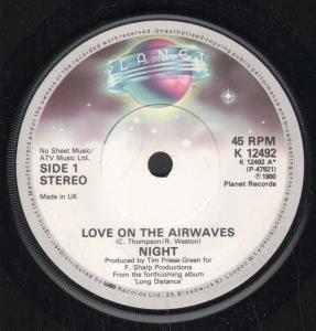 Night - Love On The Airwaves - 7 Inch