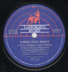 Three Dog Night - It's A Jungle Out There - 7 Inch