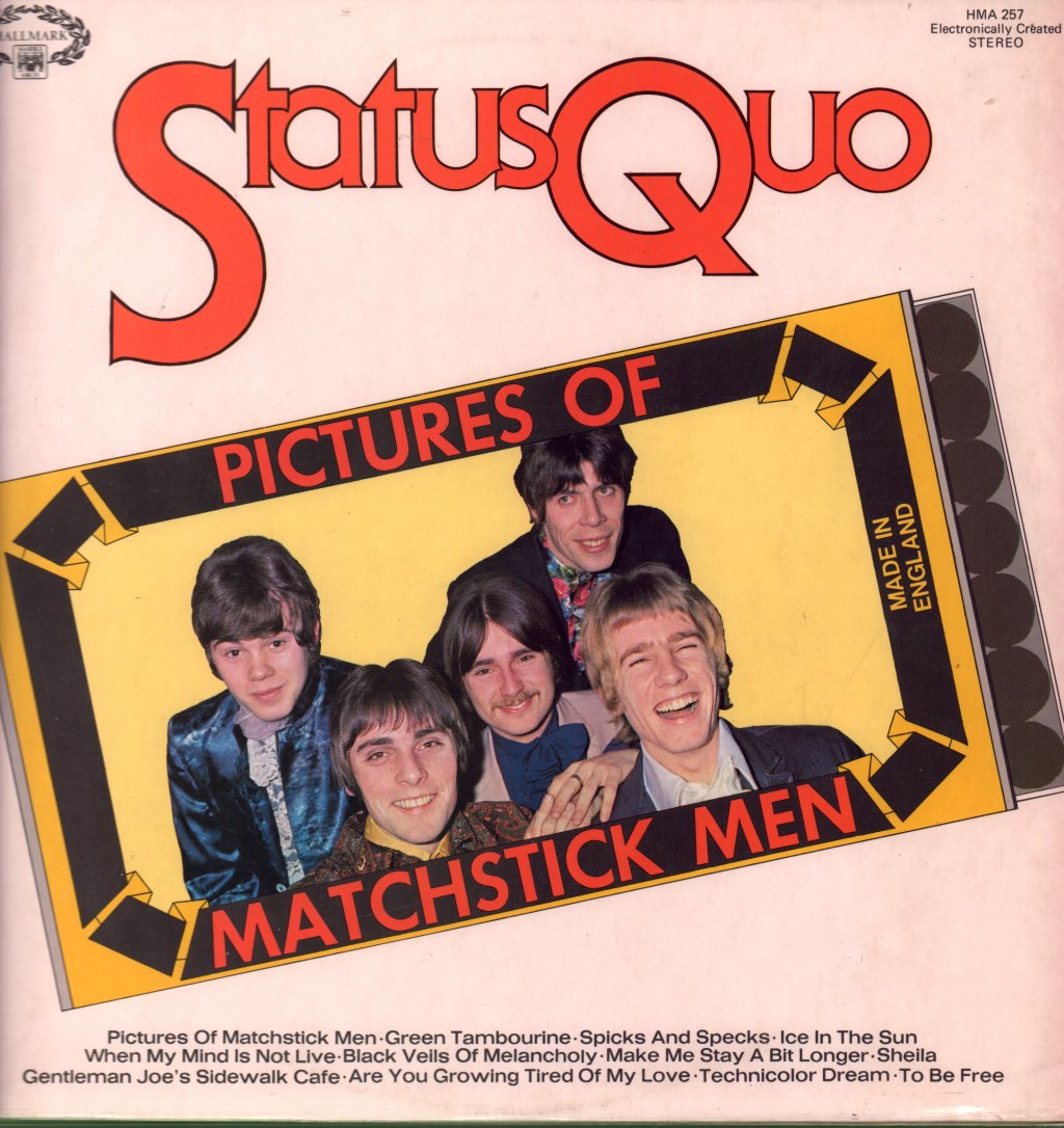 Status Quo - Pictures Of Matchstick Men - Lp