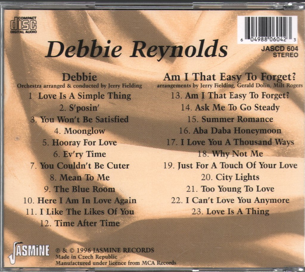 Debbie Reynolds - Debbie & Am I That Easy To Forget - Cd