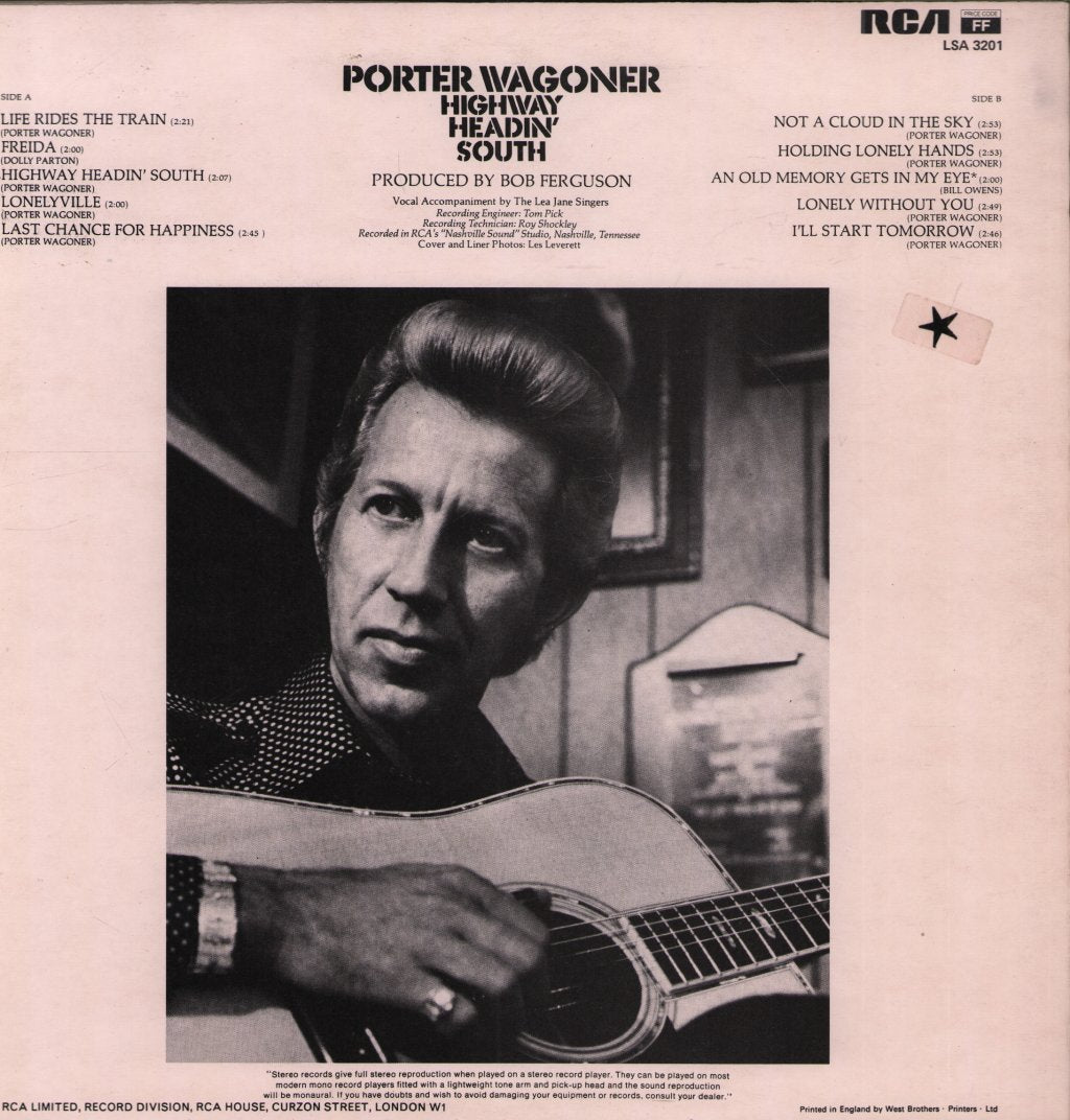 Porter Wagoner - Highway Headin' South - Lp