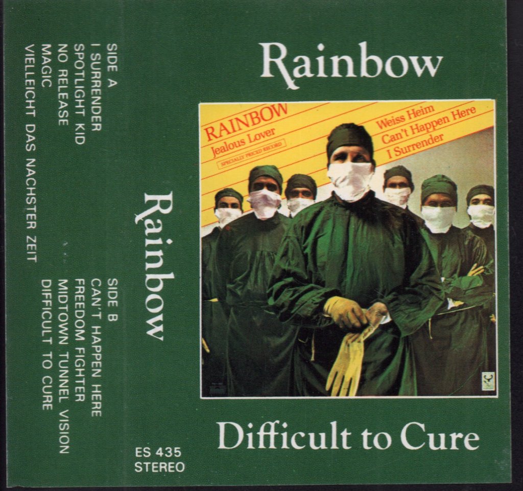 Rainbow - Difficult To Cure - Cassette