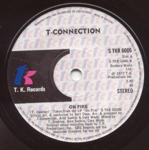 T Connection - On Fire - 7 Inch