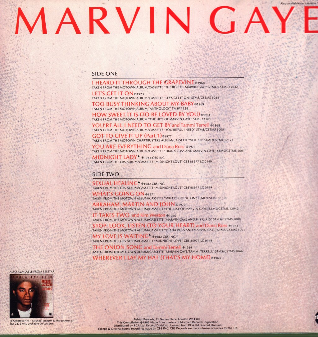 Marvin Gaye - Greatest Hits - Lp