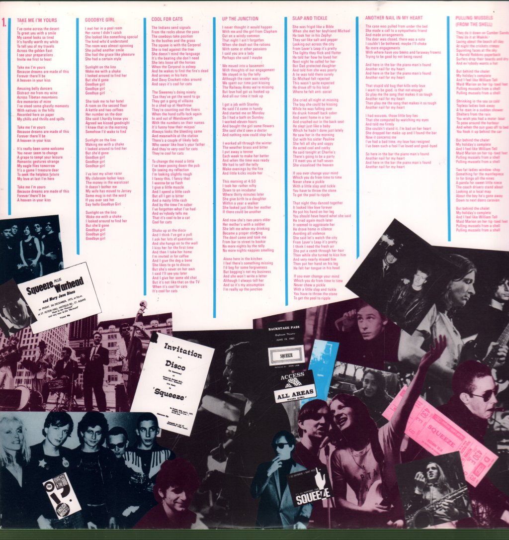 Squeeze - Singles 45'S And Under - Lp