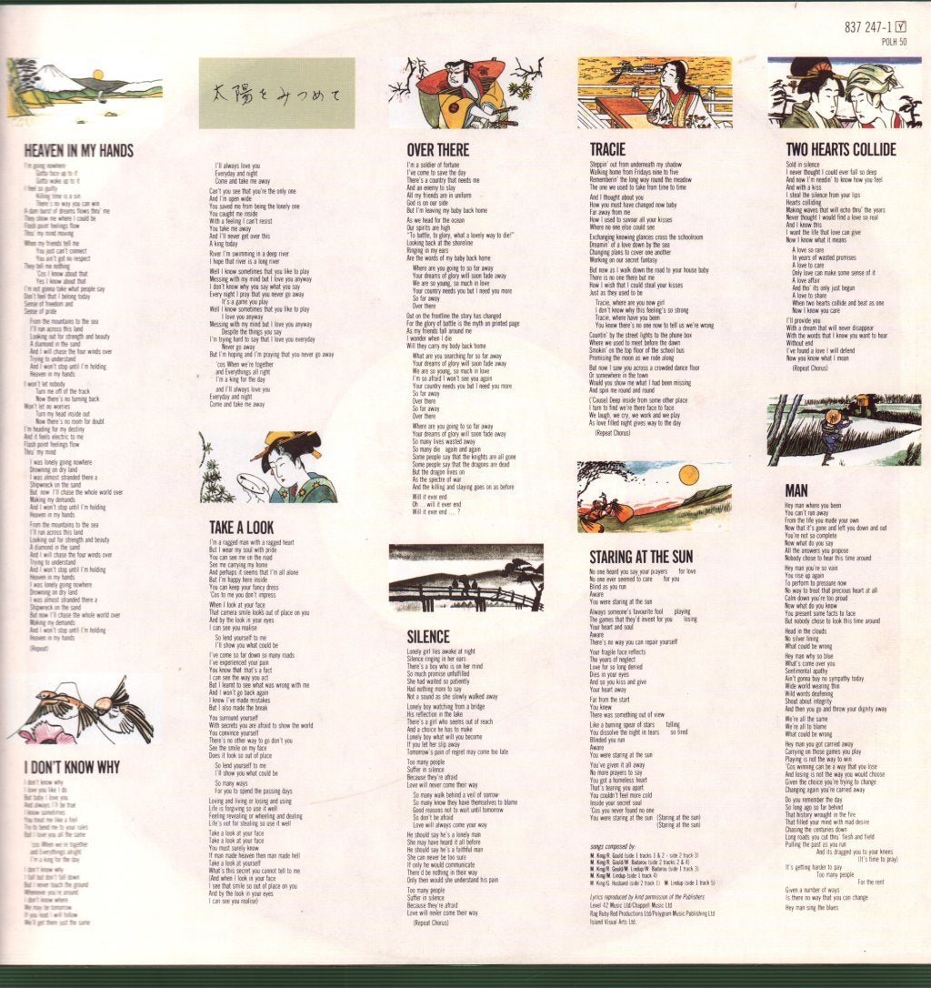 Level 42 - Staring At The Sun - Lp