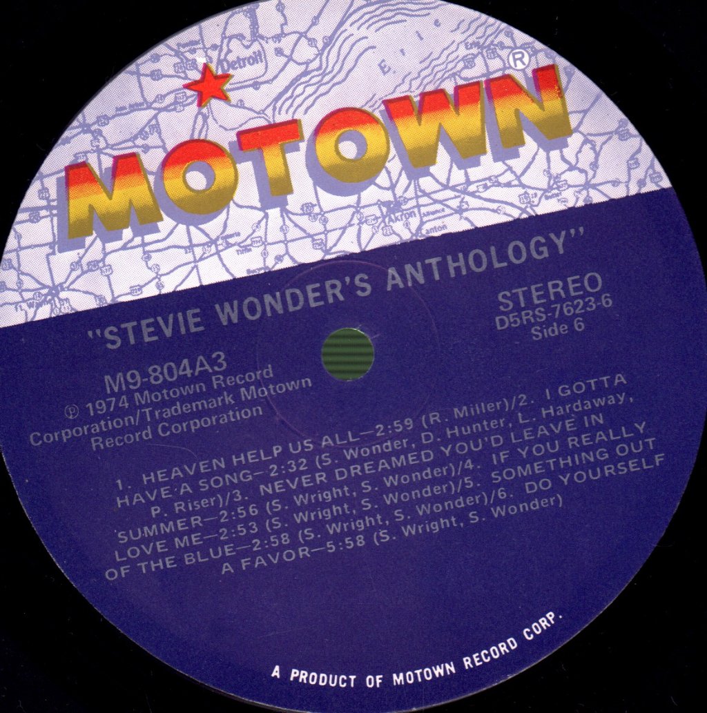Stevie Wonder - Anthology - Triple Lp