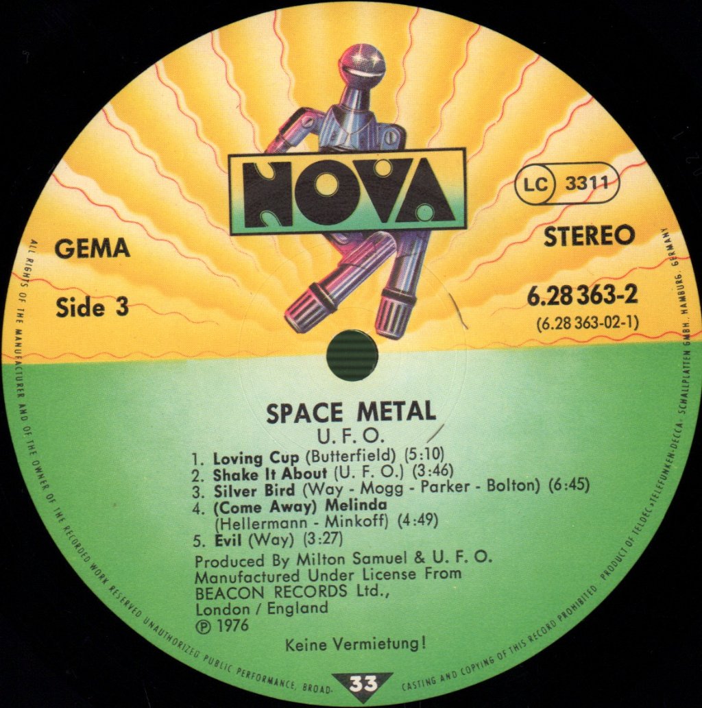 UFO - Space Metal - Double Lp