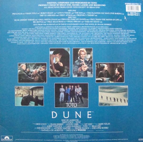 toto / brian eno - Dune der Wüstenplanet Original Soundtrack Recording - Lp