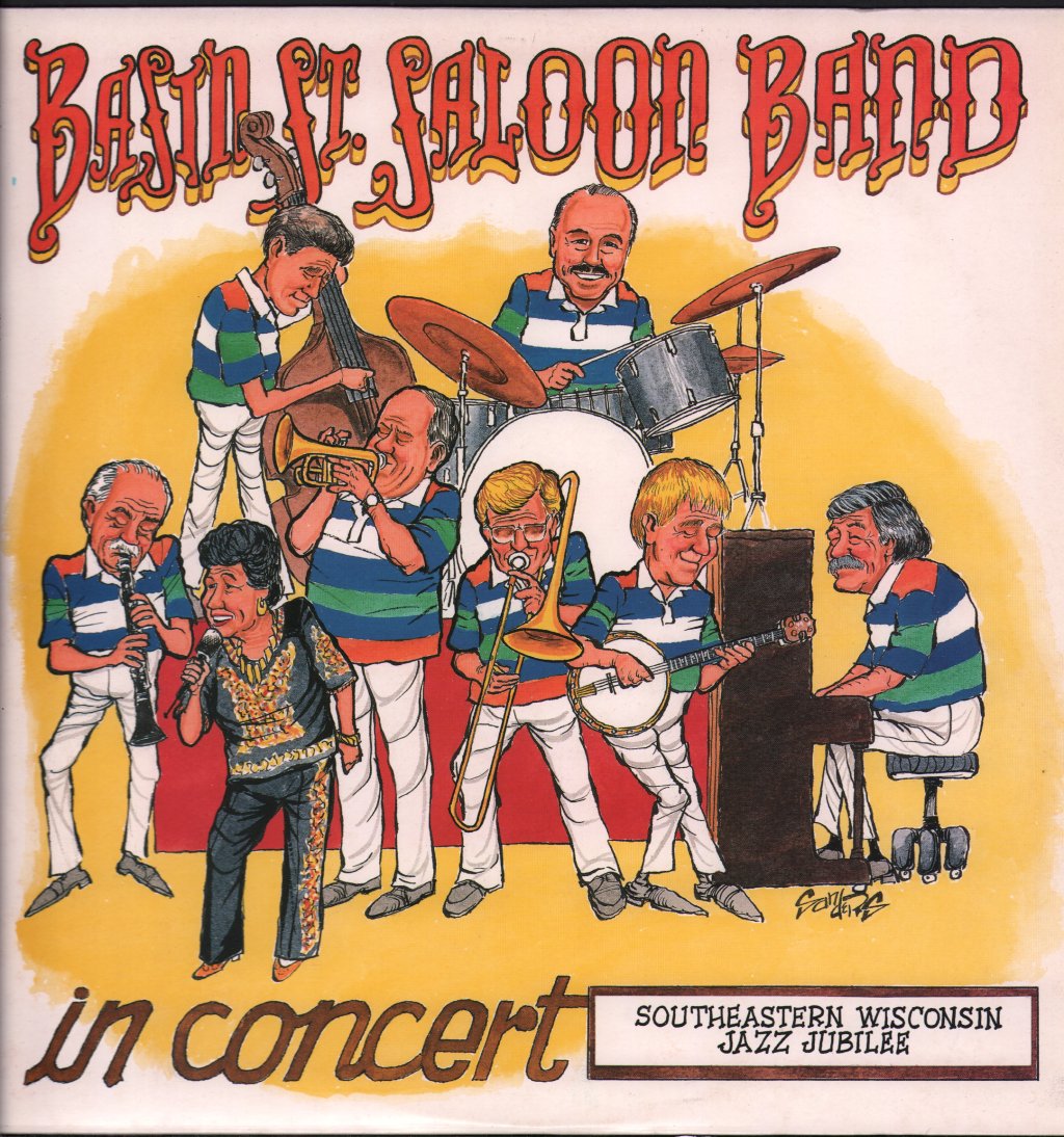 Basin Street Saloon Band - In Concert (Southeastern Wisconsin Jazz Jubilee) - Lp