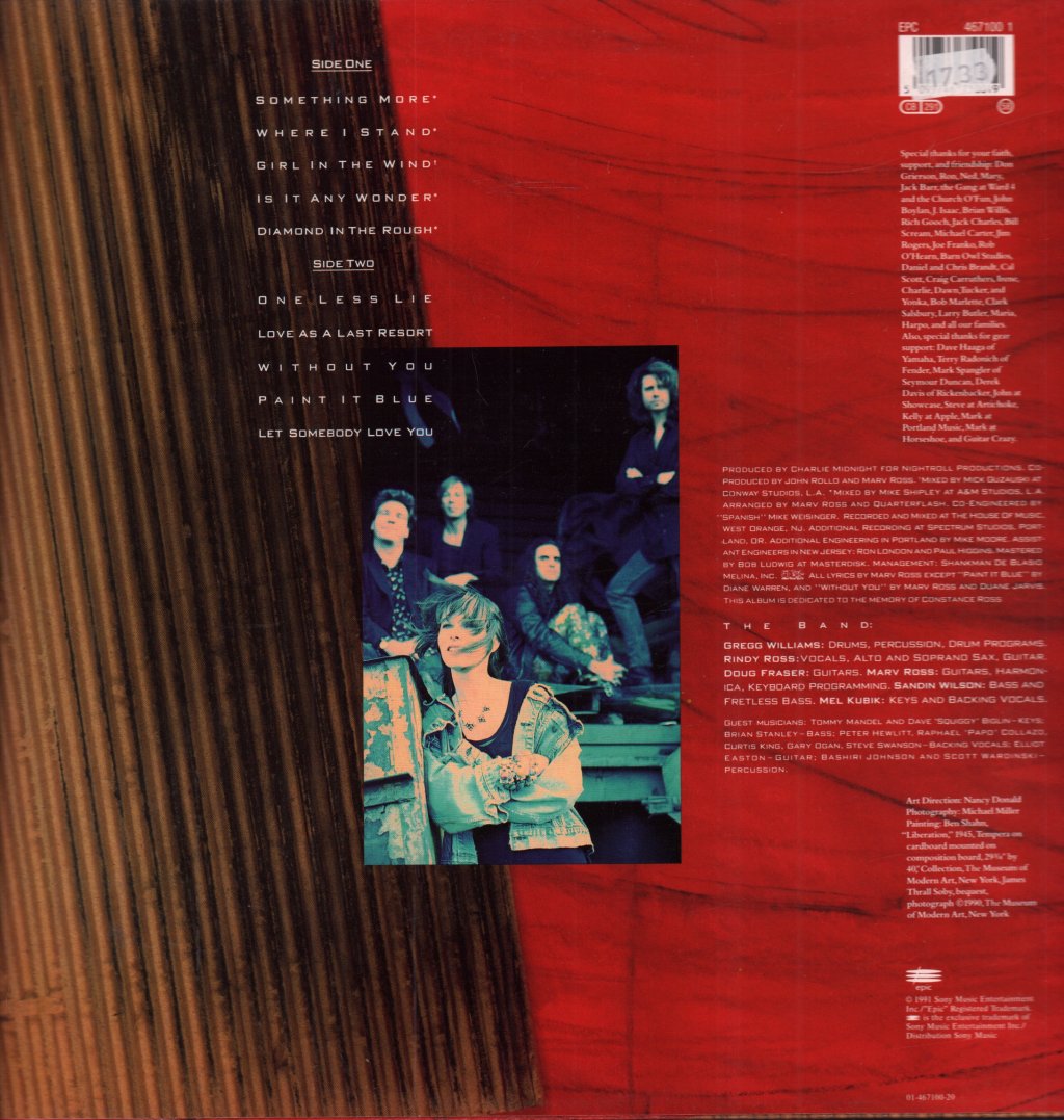 Quarterflash - Girl In The Wind - Lp