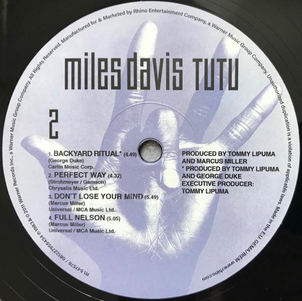 Miles Davis - Tutu - Double Lp