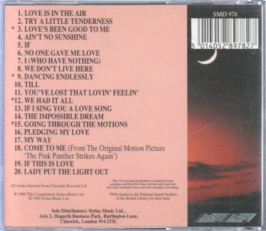 Tom Jones - After Dark - Cd