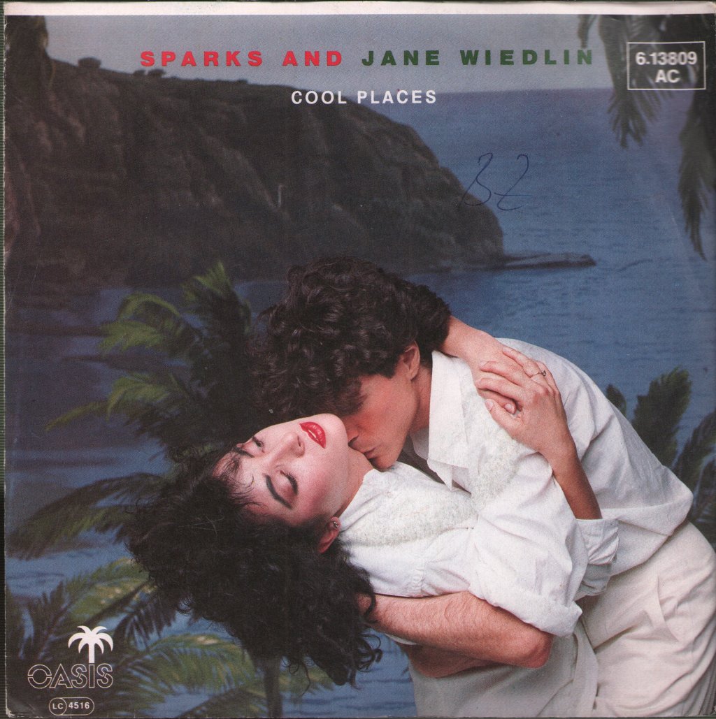 Sparks And Jane Wiedlin - Cool Places - 7 Inch