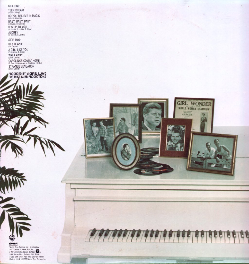 Shaun Cassidy - Born Late - Lp