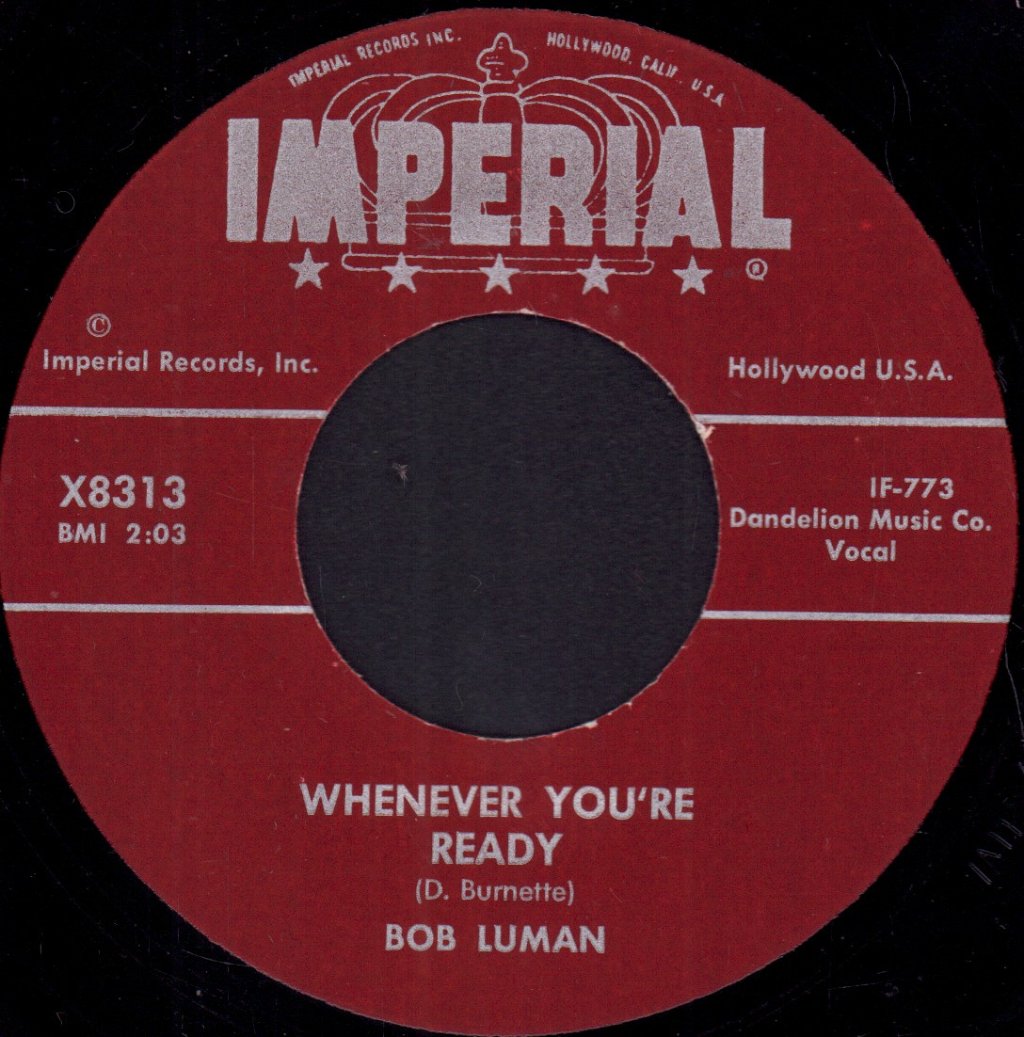 Bob Luman - Red Hot - 7 Inch