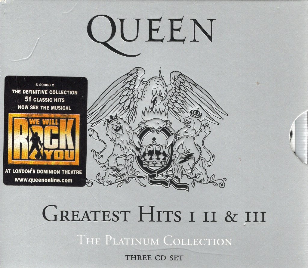 Queen - Greatest Hits 1, 2 And 3 - Triple Cd