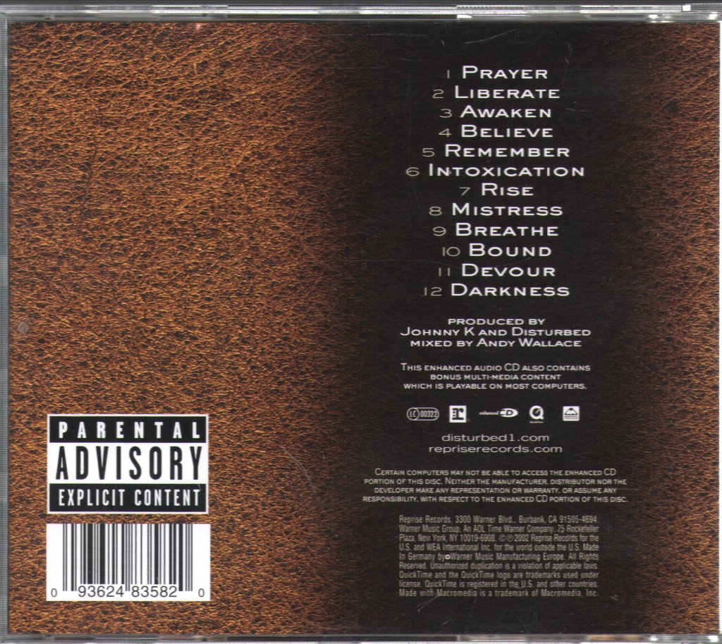 Disturbed - Believe - Cd