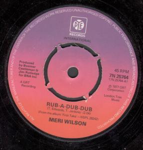 Meri Wilson - Rub-A-Dub-Dub - 7 Inch