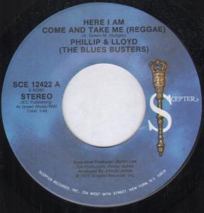 Phillip And Lloyd - Here I Am Come And Take Me - 7 Inch