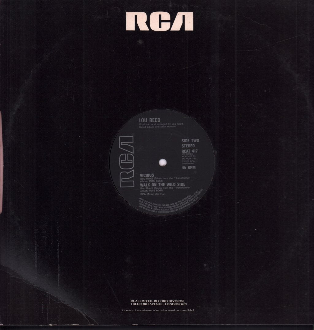 Lou Reed - I Love You, Suzanne - 12 Inch