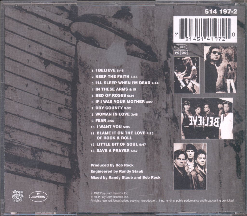 Bon Jovi - Keep The Faith - Cd
