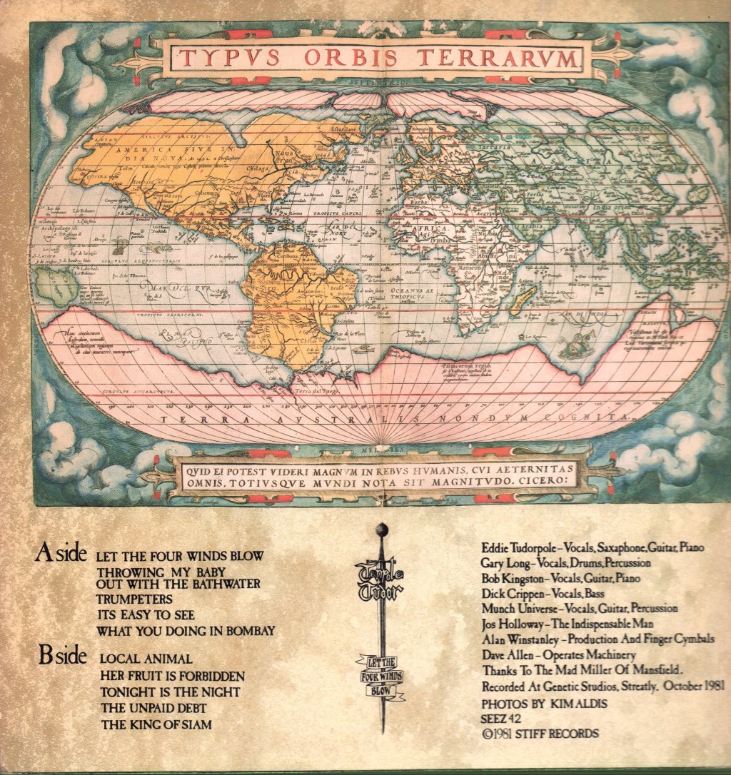 Tenpole Tudor - Let The Four Winds Blow - Lp