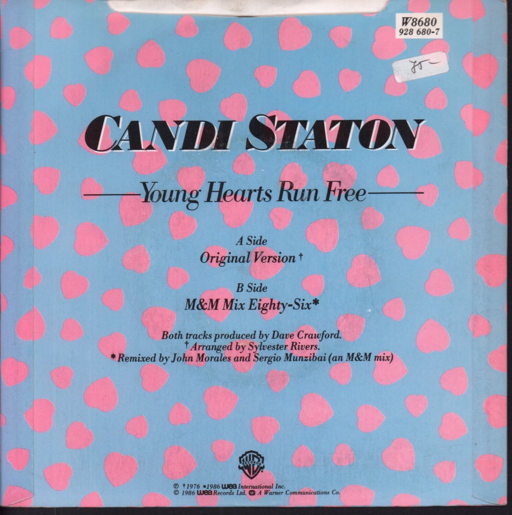 Candi Staton - Young Hearts Run Free - 7 Inch