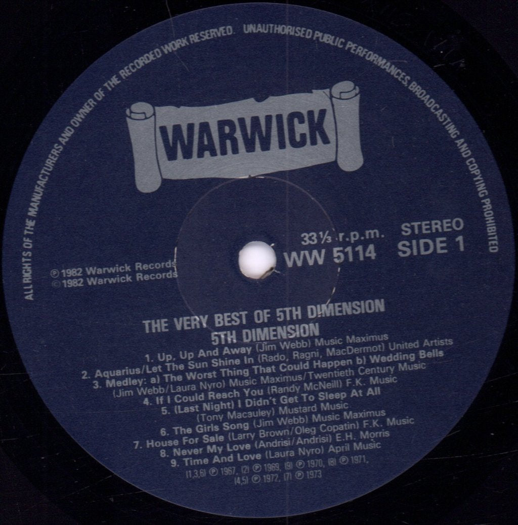 5th Dimension - Very Best Of - Lp