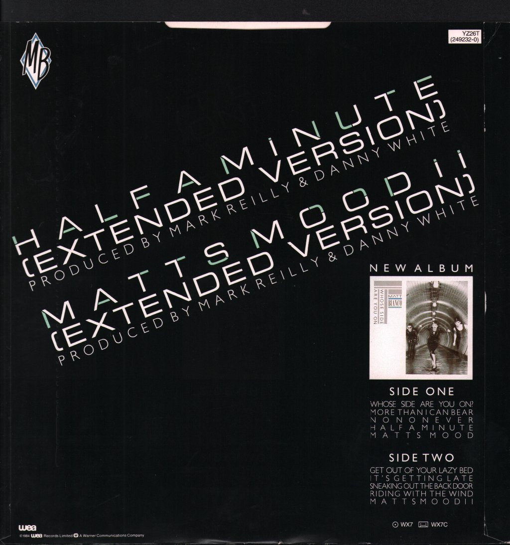 Matt Bianco - Half A Minute - 12 Inch