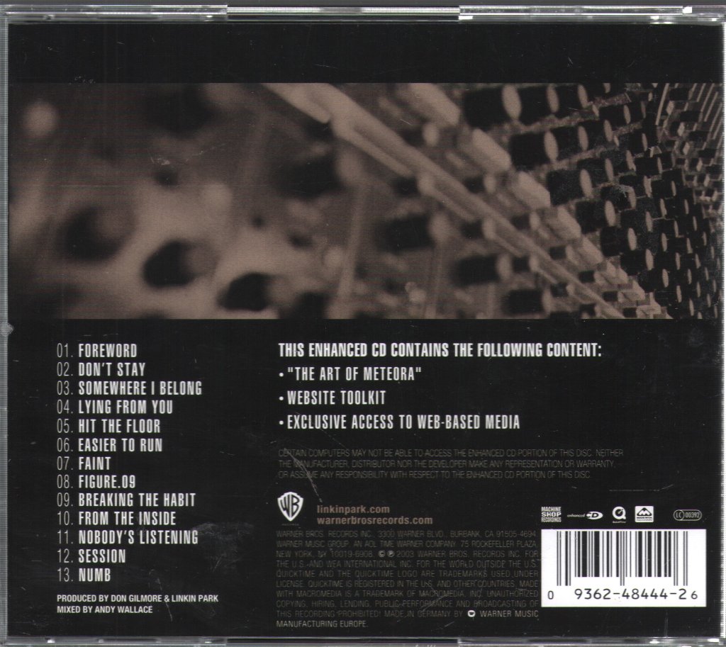 Linkin Park - Meteora - Cd