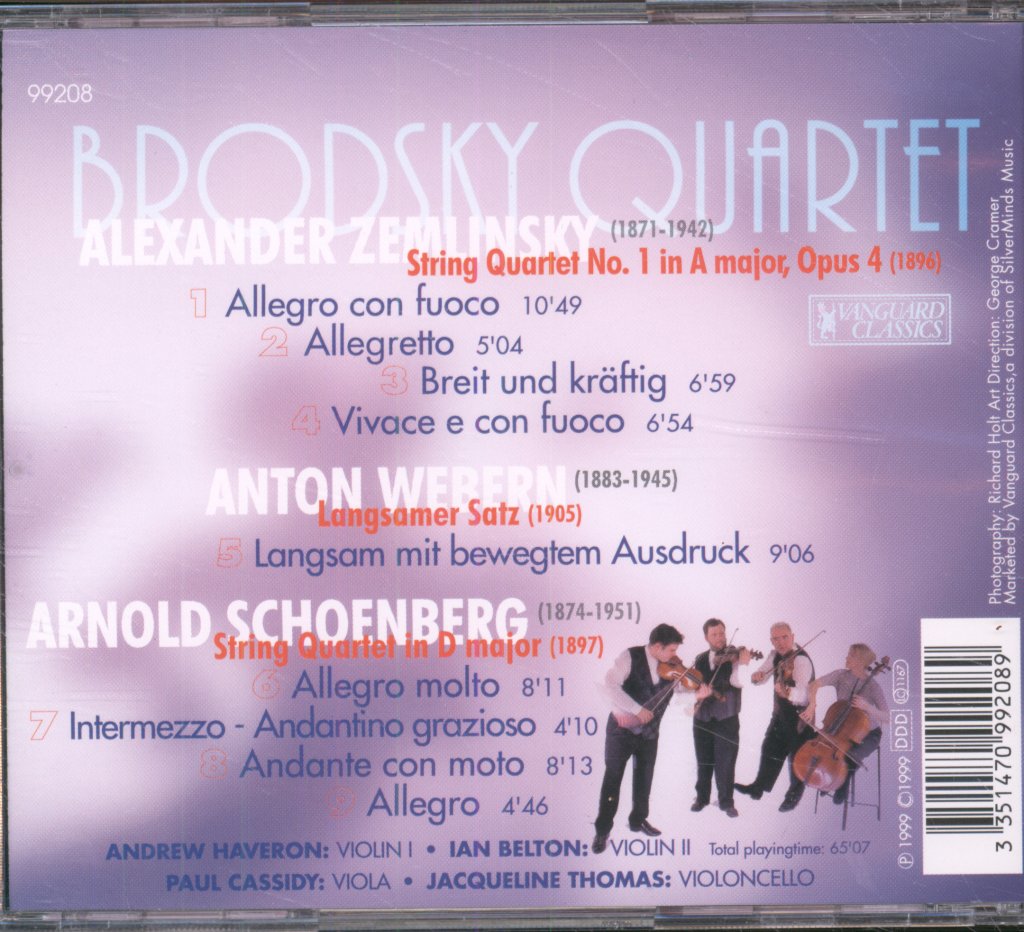 Brodsky Quartet - Music From Vienna 1 - Cd – Vinyl Tap