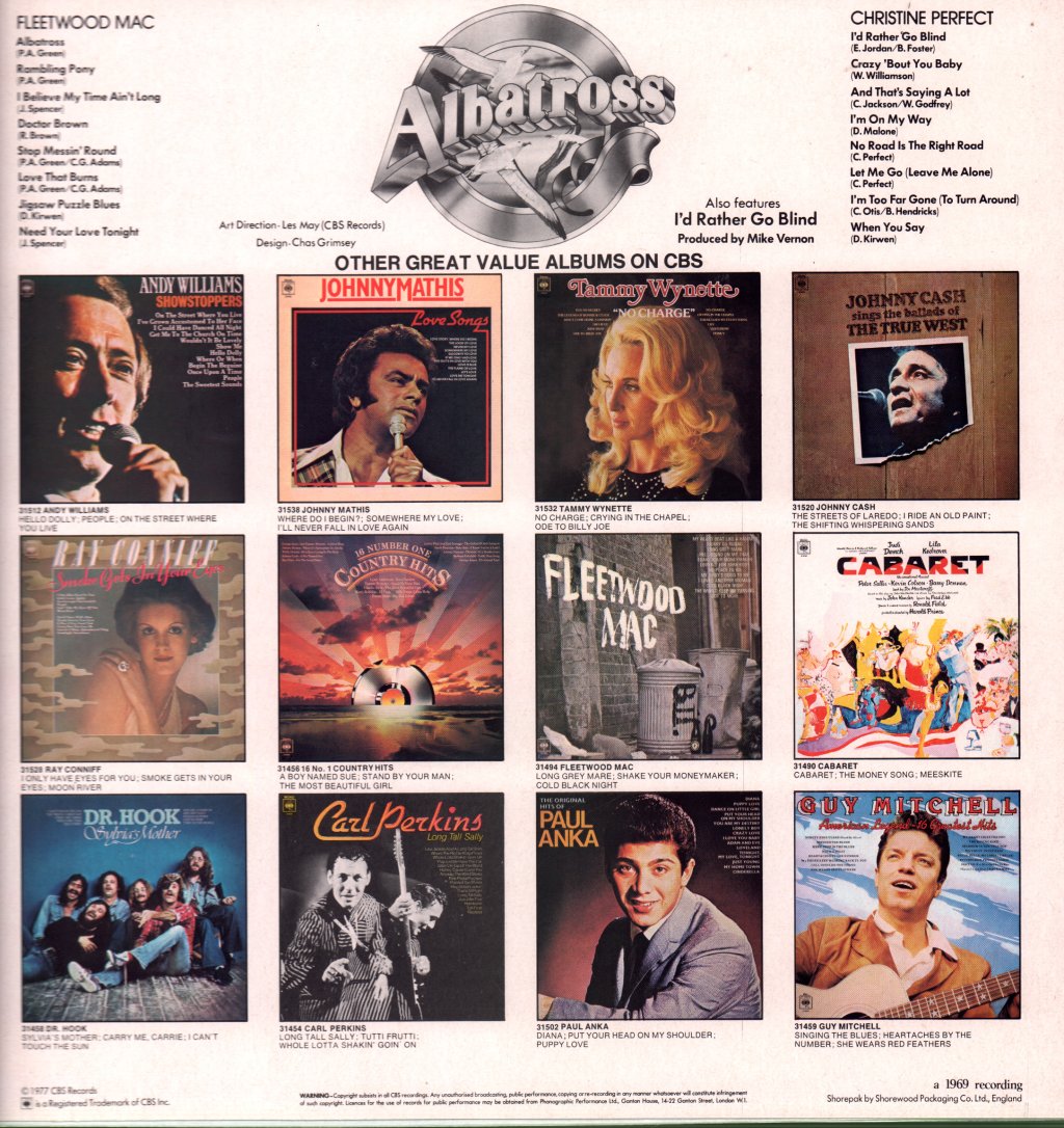 Fleetwood Mac And Christine Perfect - Albatross - Lp