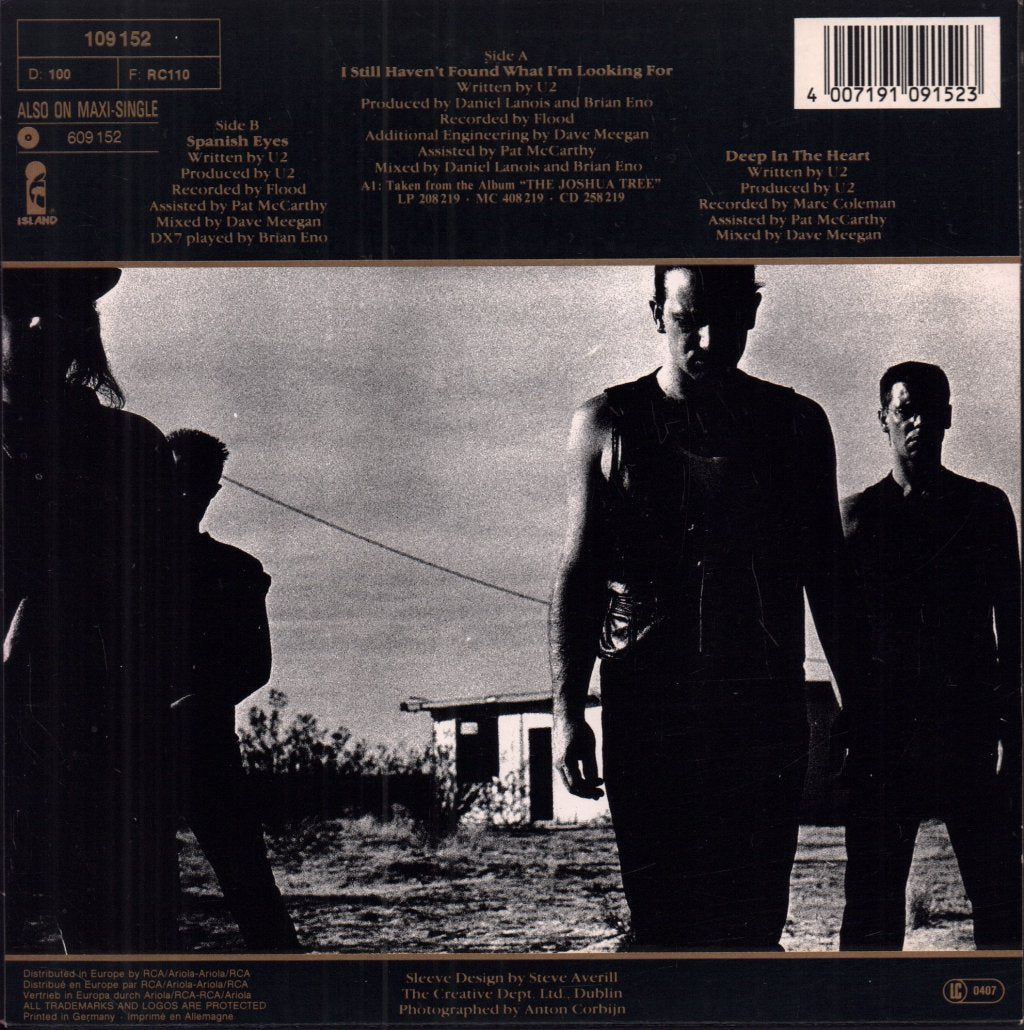 U2 - I Still Haven't Found What I'm Looking For - 7 Inch