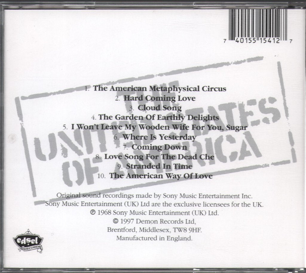 United States Of America - United States Of America - Cd
