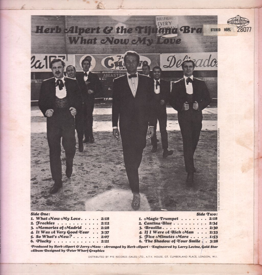 Herb Alpert And The Tijuana Brass - What Now My Love - Lp