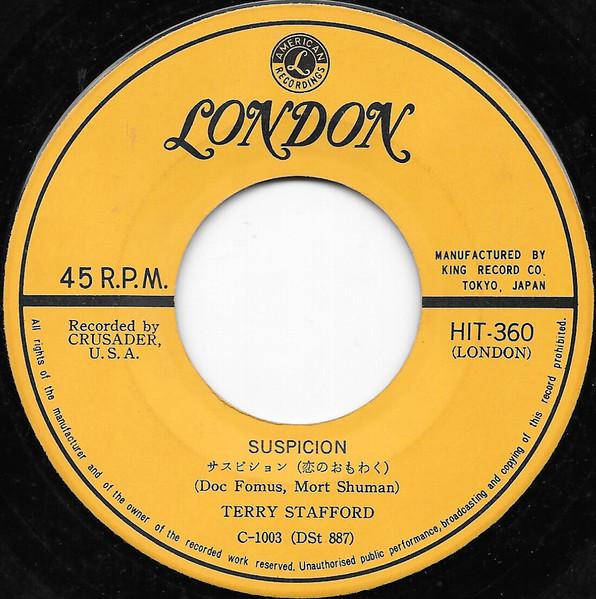 Terry Stafford - Suspicion - 7 Inch