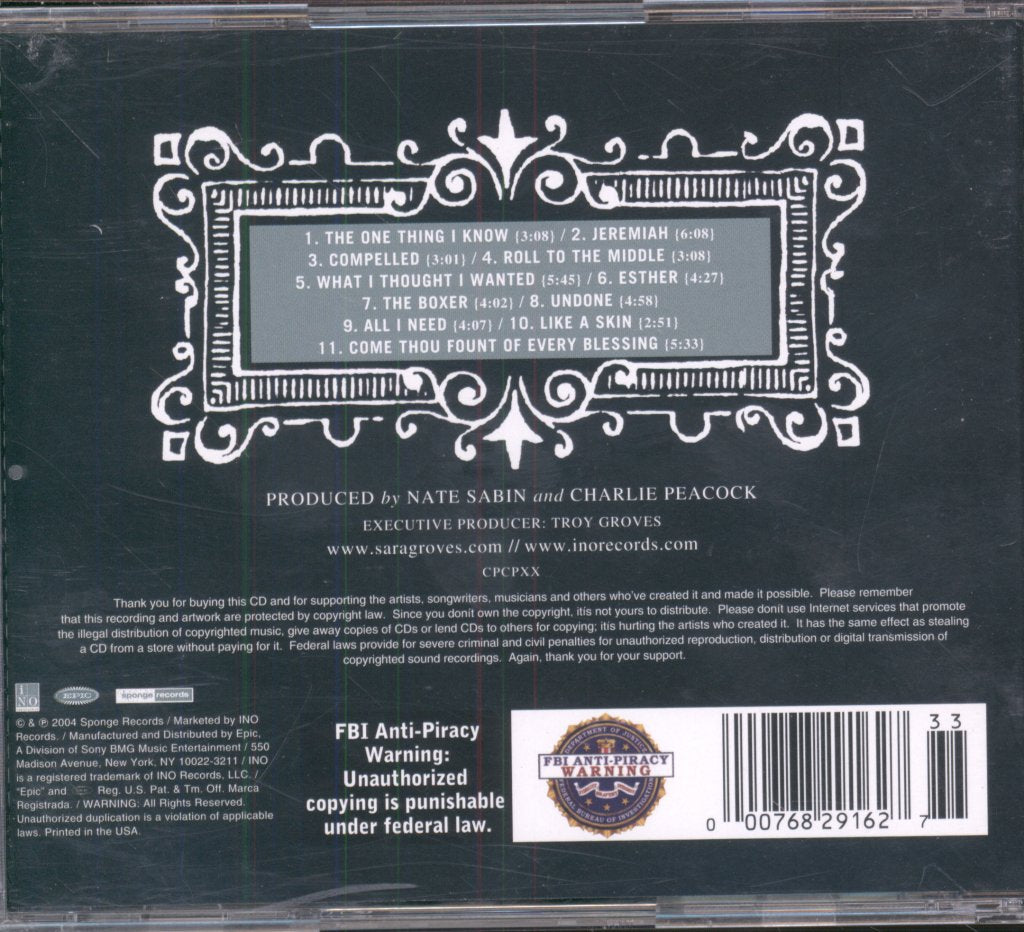 Sara Groves - Other Side Of Something - Cd