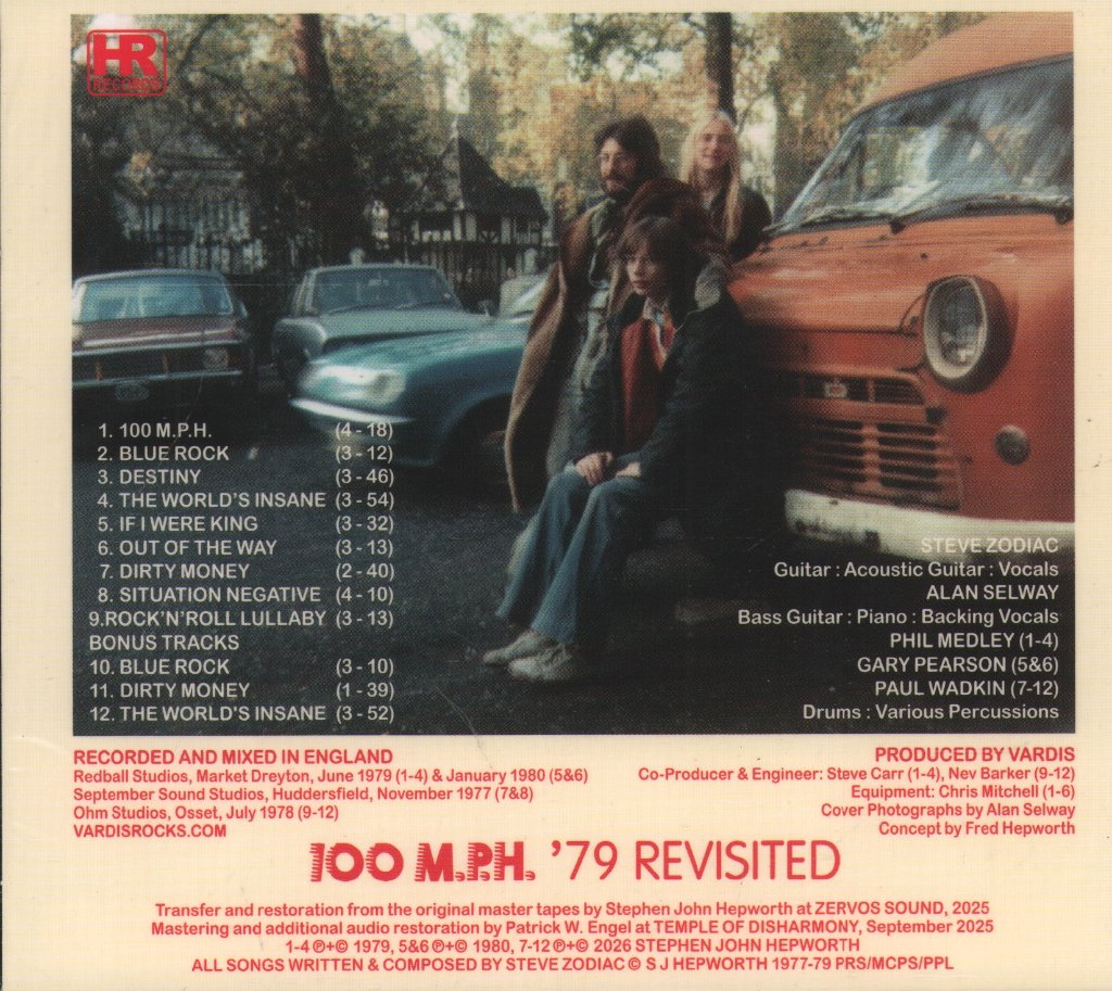 Vardis - 100 M.P.H. '79 Revisited - Cd