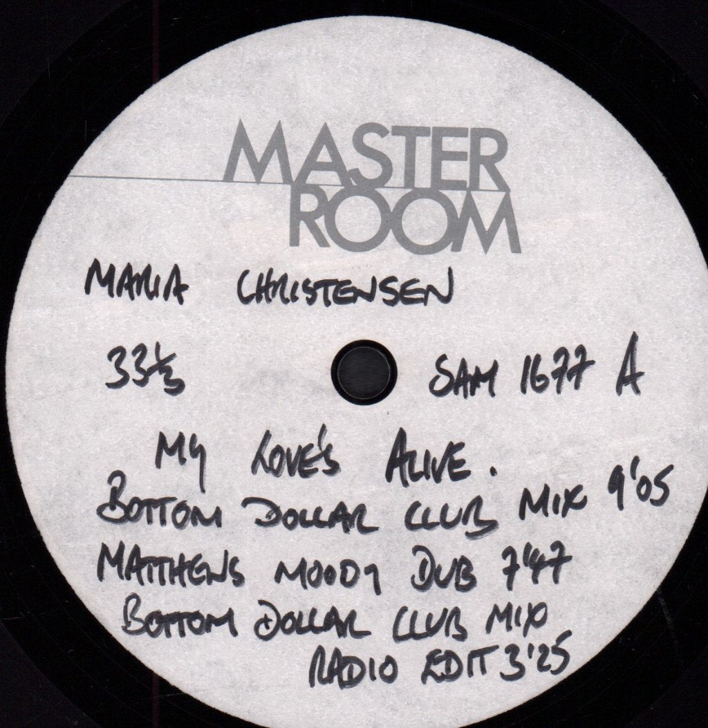 Maria Christensen - My Love Is Alive - 12 Inch