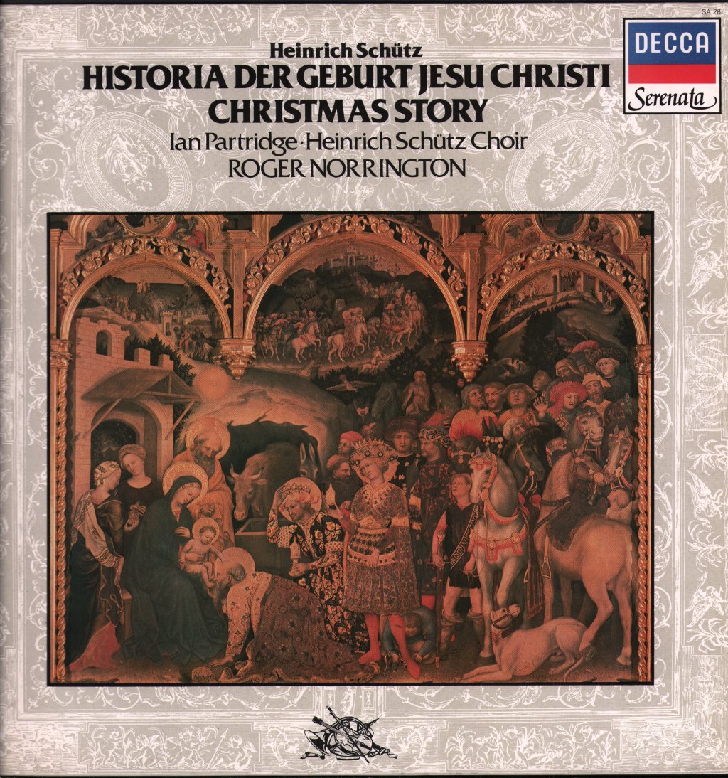 Ian Partridge / Heinrich Schutz Choir / Roger Norrington - Heinrich Schutz - Historia Der Geburt Jesu Christi / Christmas Story - Lp