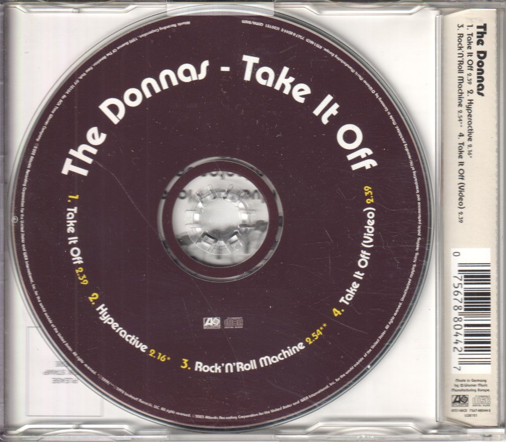 Donnas - Take It Off - Cd
