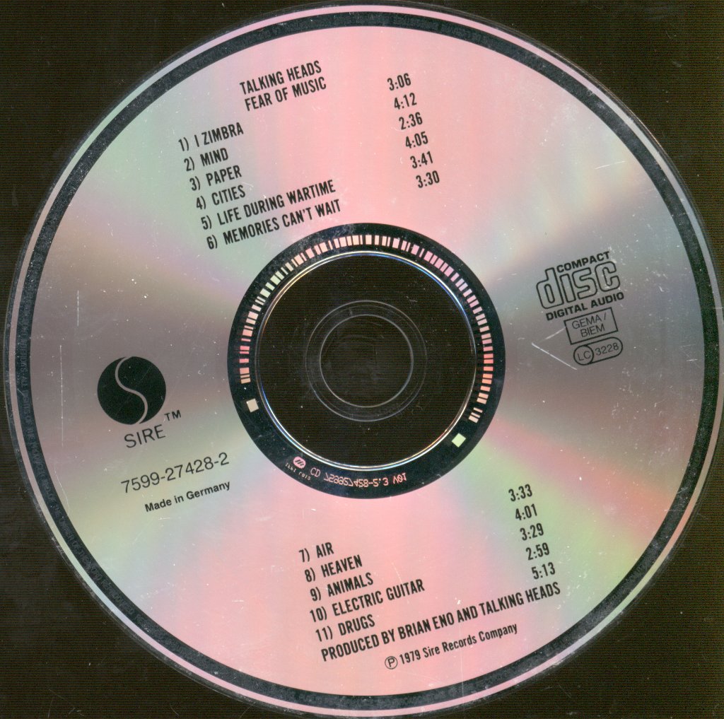 Talking Heads - Fear Of Music - Cd