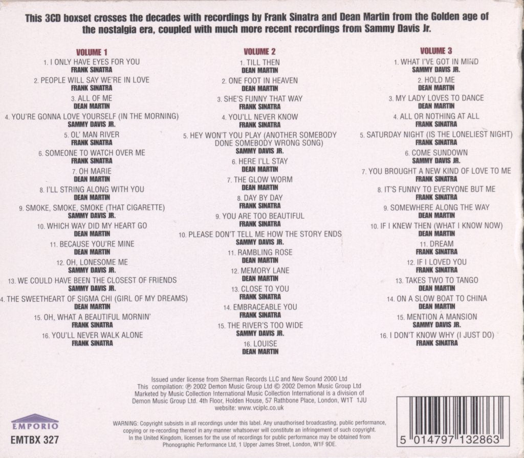 Various Artists - Rat Pack - Triple Cd